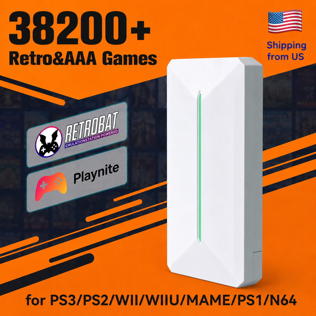 Retro Gaming Emulator Pc - PR500GB Gaming HDD with 38200+ Retro&AAA