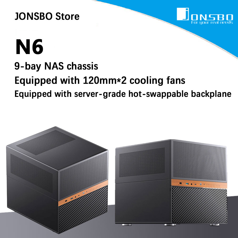 Retro Gaming Pc Case - JONSBO N6 9-bay NAS Case MATX