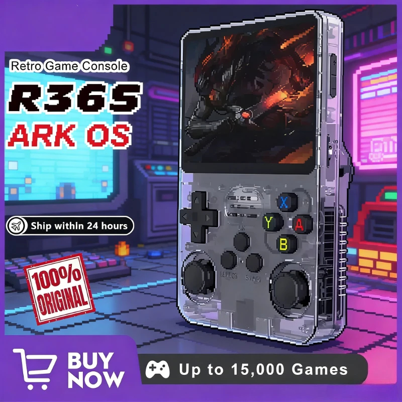 Retro Gaming Os Linux - R36S Retro Handheld Game Console 2026