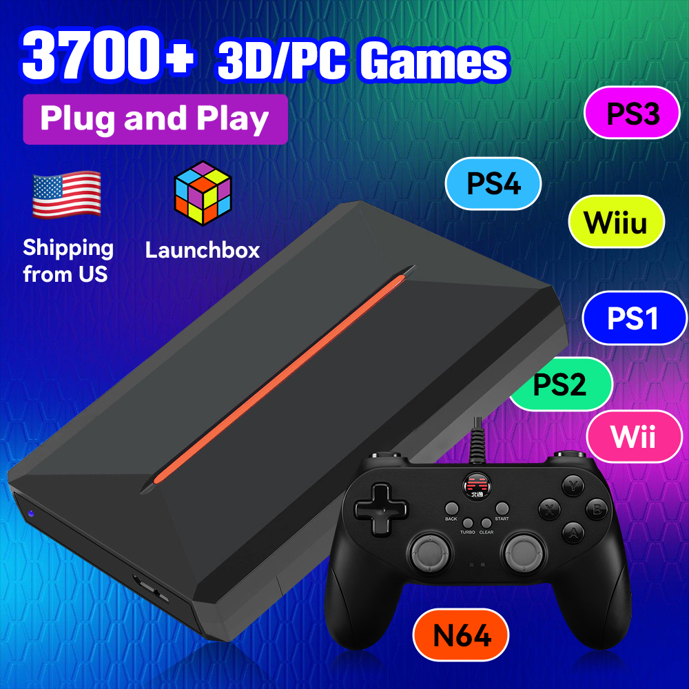 Retro Gaming Os - Launchbox OS 500GB Portable Gaming HDD