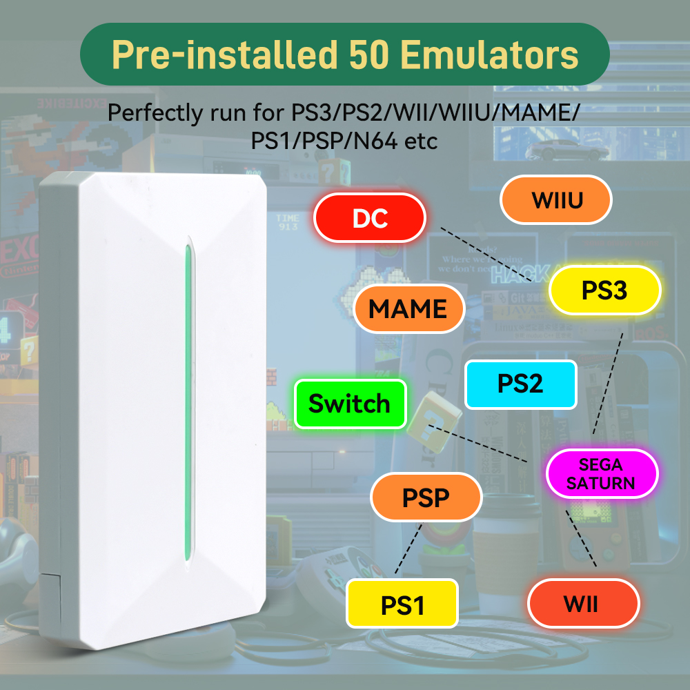 PR500GB Gaming HDD with 38200+ - Retro Gaming Emulator Pc 评论和价格