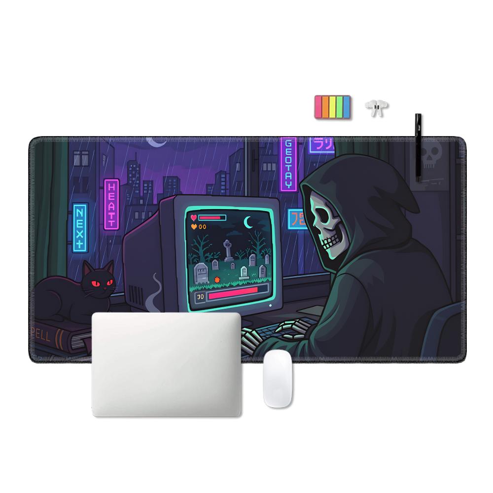HYBXAXC Cozy Gamer DeskMat, Sp - Retro Gaming Desk Setup 评论和价格