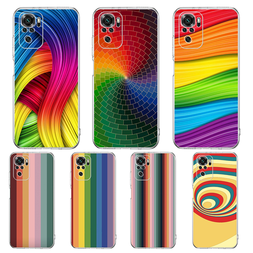 Retro Rainbow Stripe Art Trans - Retro Gaming Pc Case 评论和价格