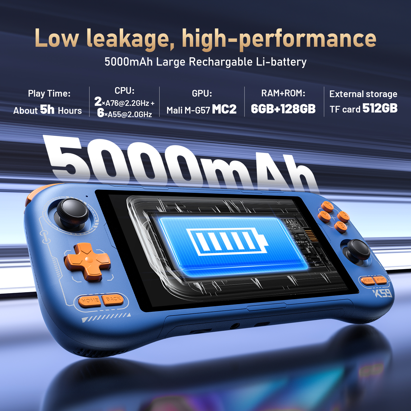 K59 Pro Android 14 Handheld Ga - Retro Gaming Os 评论和价格