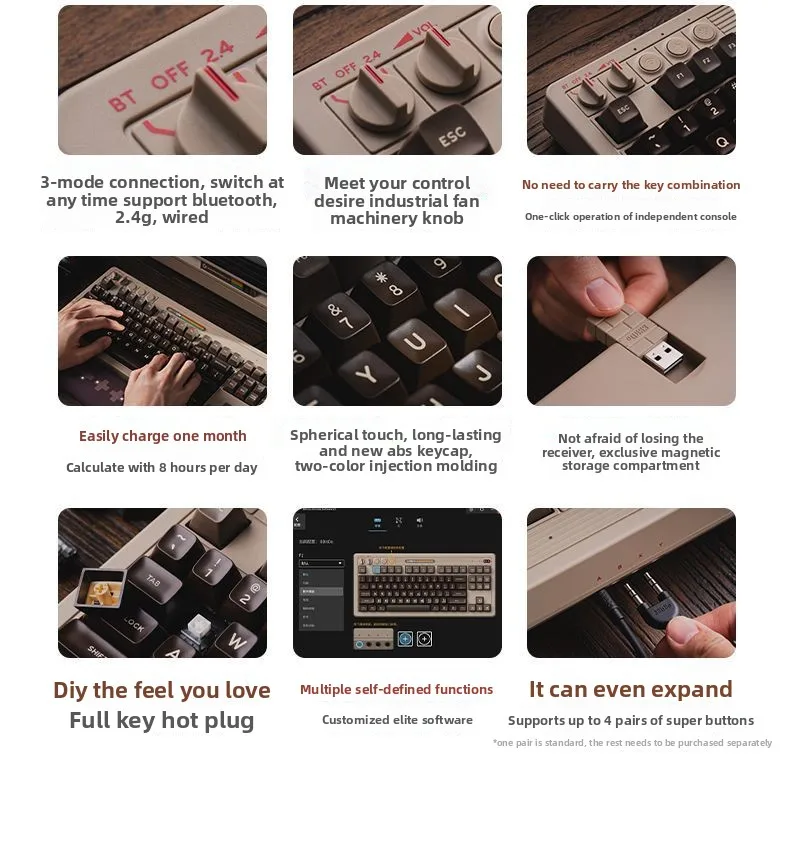 Retro87C64 retro mechanical ga - Retro Gaming Universe 评论和价格