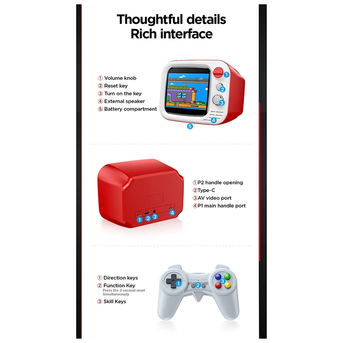 【2025{Electronics】{H7 Retro Vi - Retro Handheld Console 评论和价格