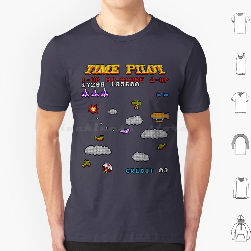 Time Pilot 2 T Shirt Cotton Me - Retro Gaming Art 评论和价格