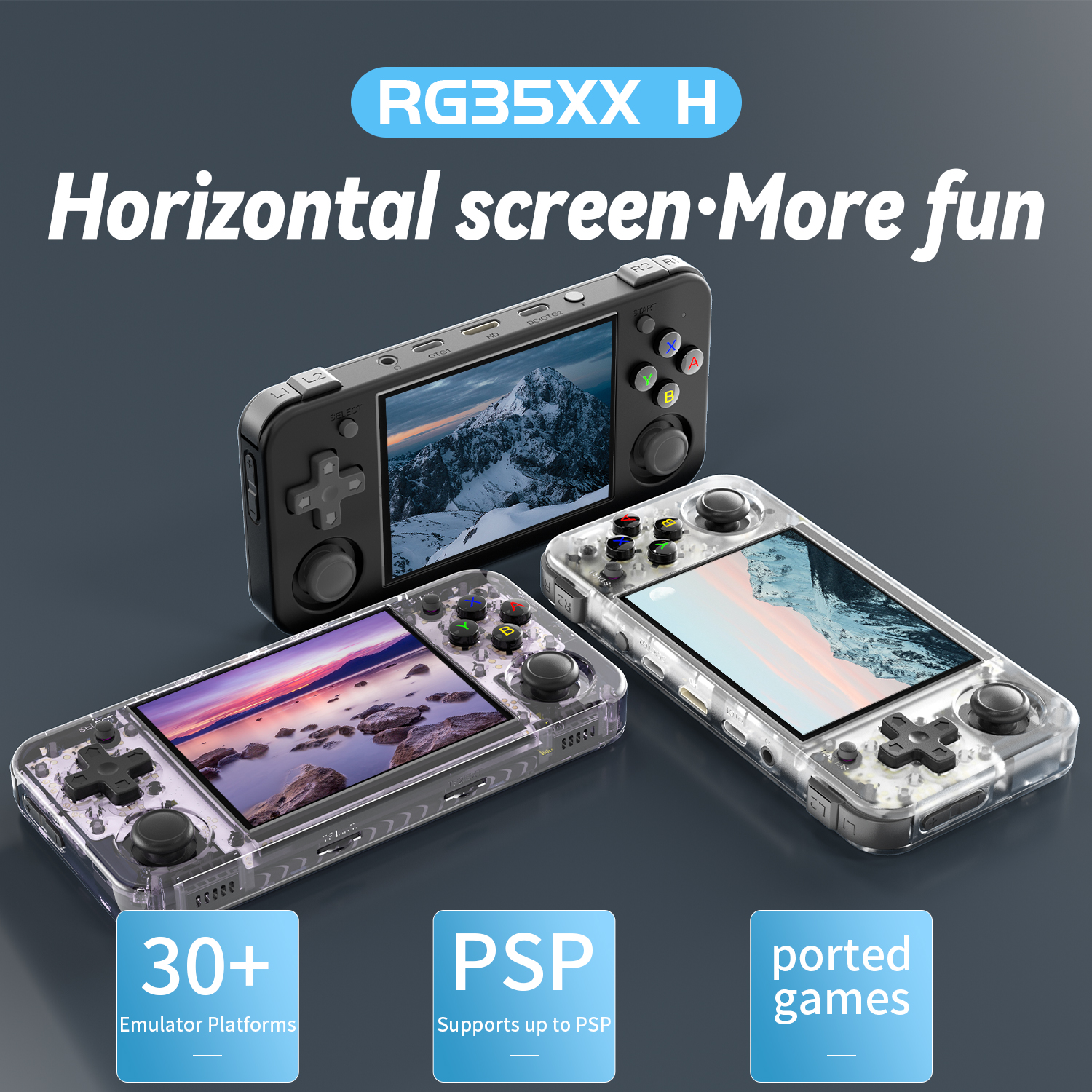 ANBERNIC RG35XX H Horizontal R - Retro Gaming Os 评论和价格