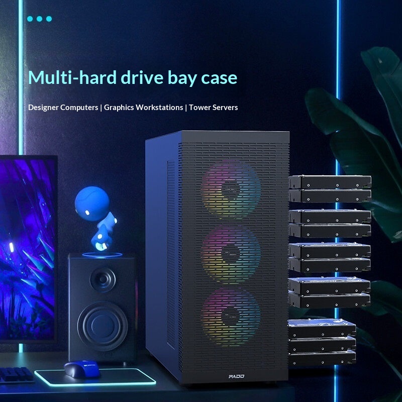 High-Capacity Multi-Disk Tower - Retro Gaming Pc Case 评论和价格