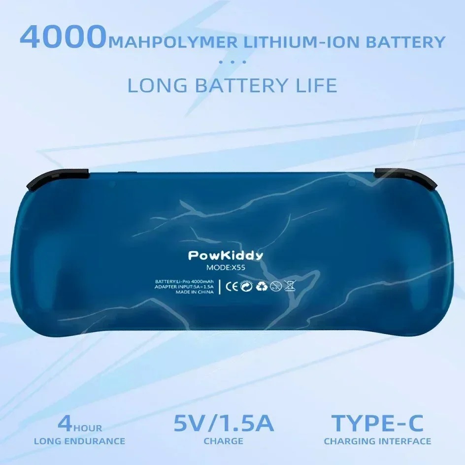 POWKIDDY X55 Handheld Game Con - Retro Gaming Os 评论和价格
