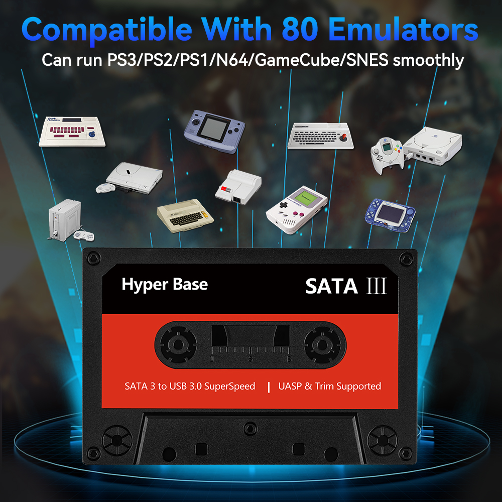Batocera 500G Retro Game Hard  - Retro Gaming Emulator Pc 评论和价格