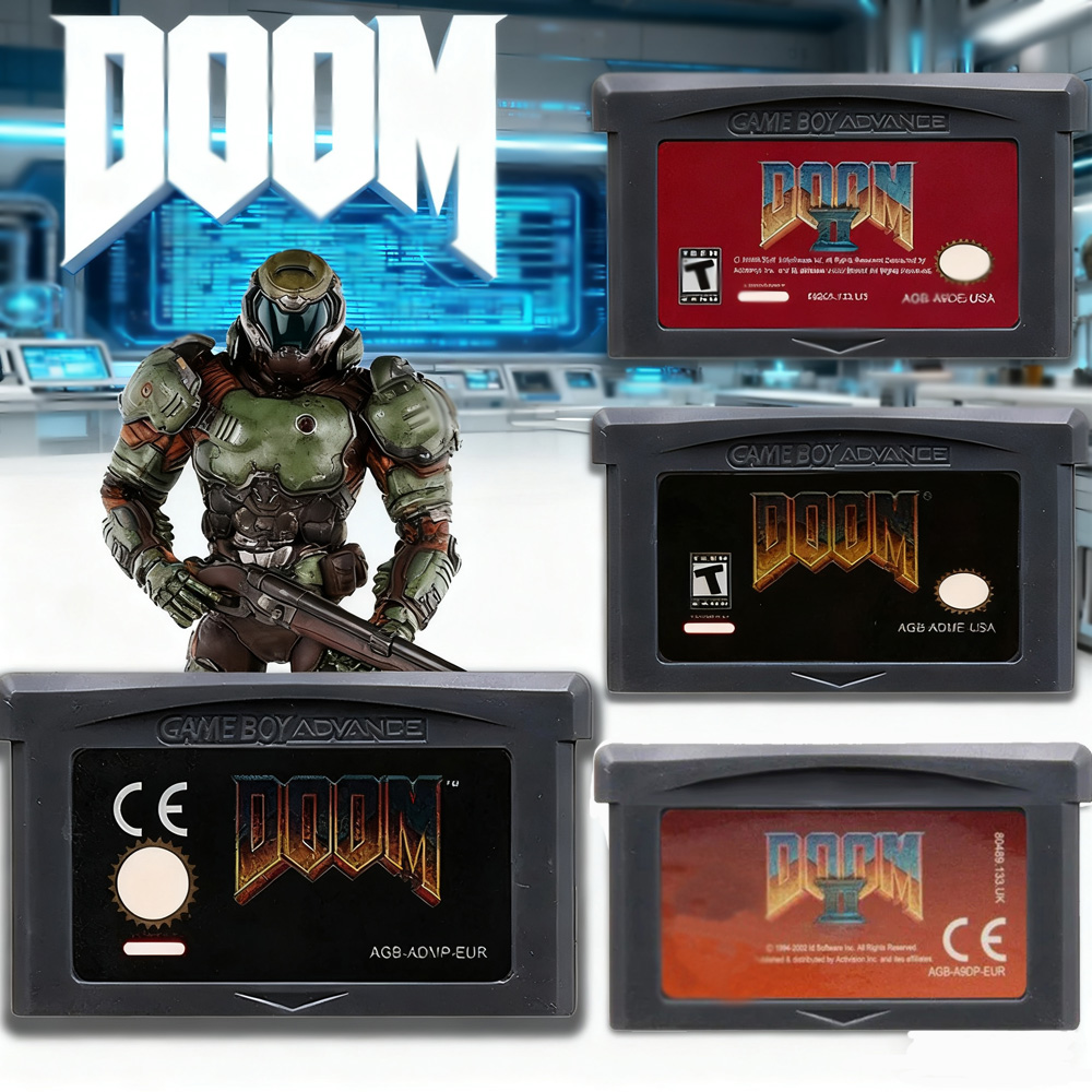 DOOM Series 32 Bit GBA Game Ca - Retro Gaming Handheld 评论和价格