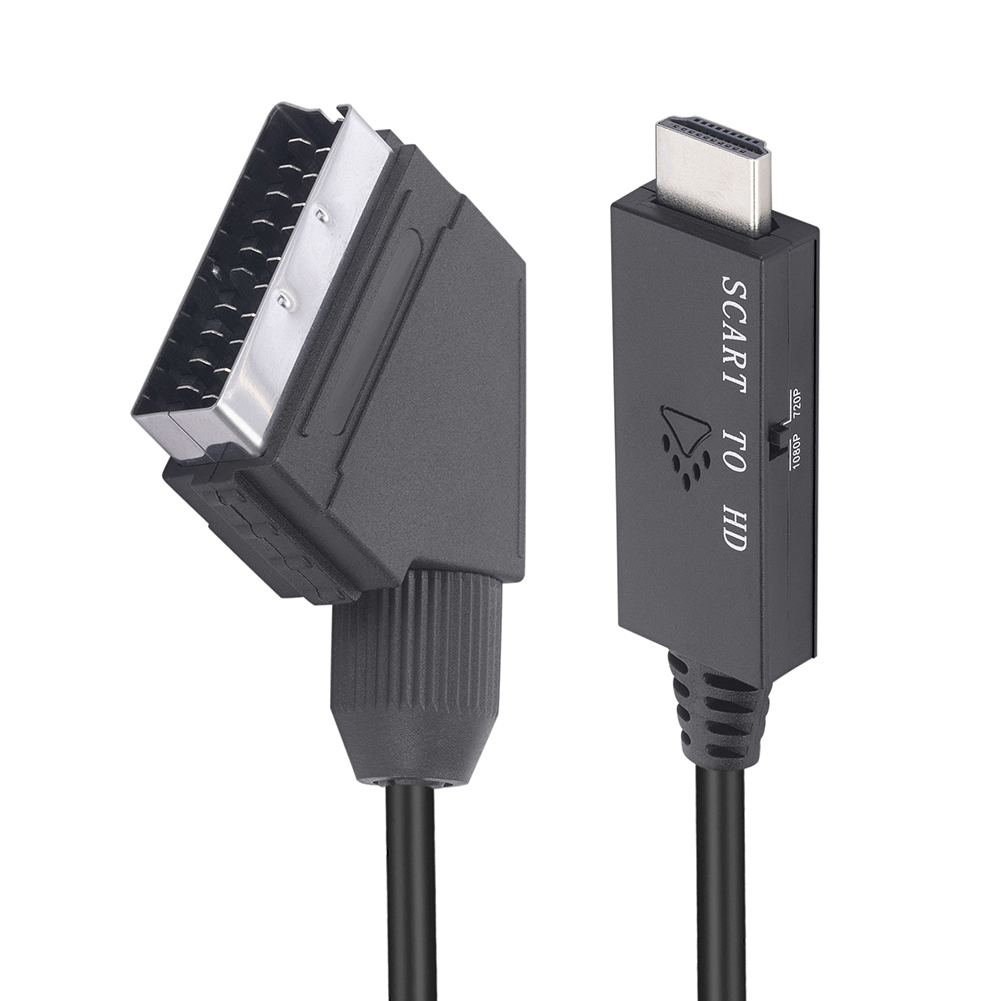 1m Video Audio Converter Adapt - Scart To Hdmi 评论和价格