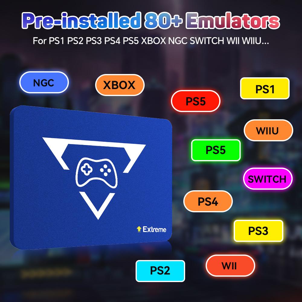 2TB Gaming Emulation Hard Driv - Retro Gaming Os 评论和价格