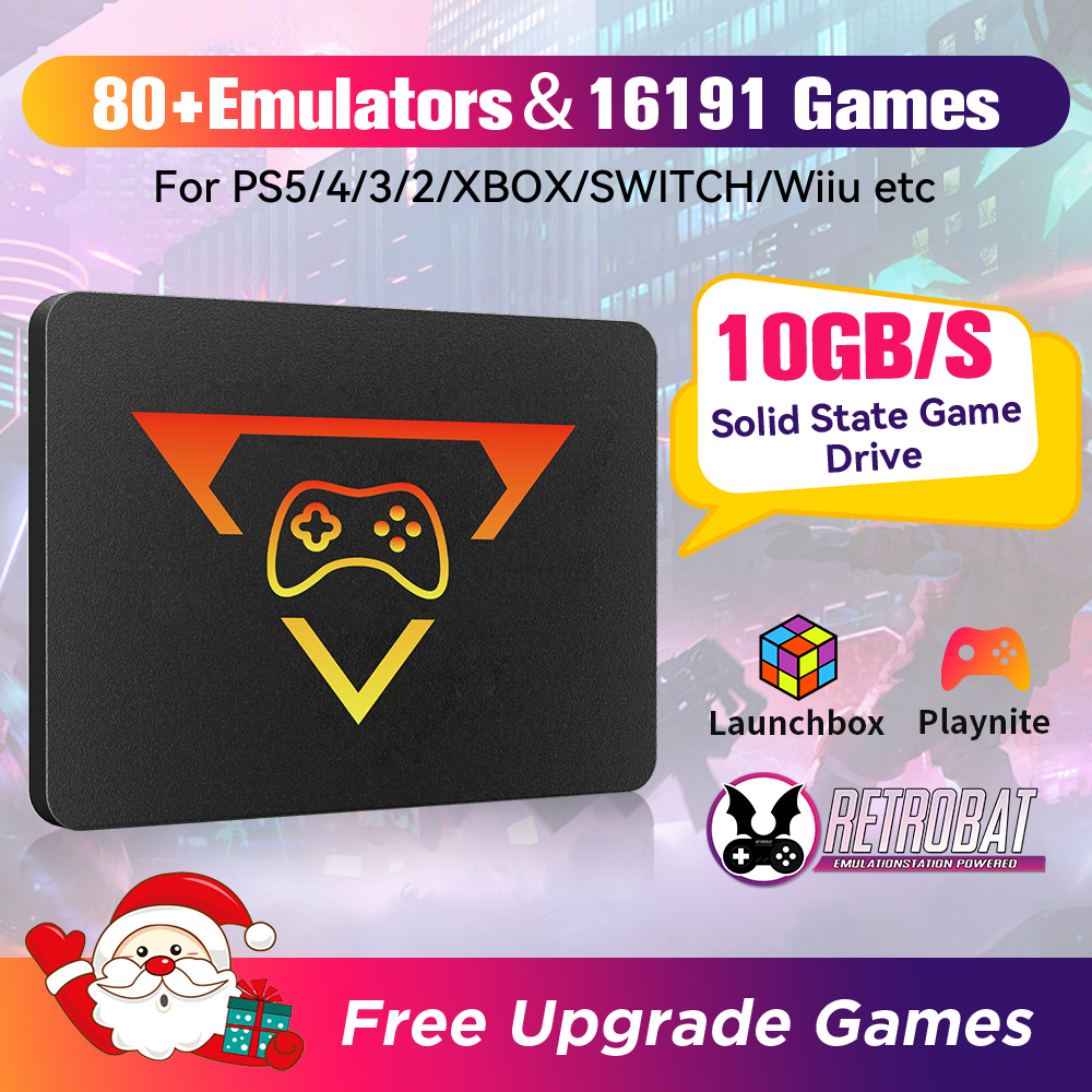 Retro Gaming SSD for Switch/PS - Retro Gaming Emulator Pc 评论和价格