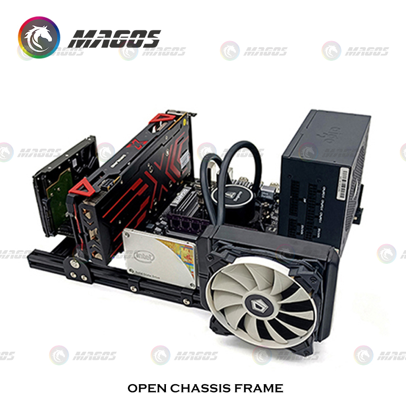 DIY Computer Open Frame,Vertic - Retro Gaming Pc Case 评论和价格