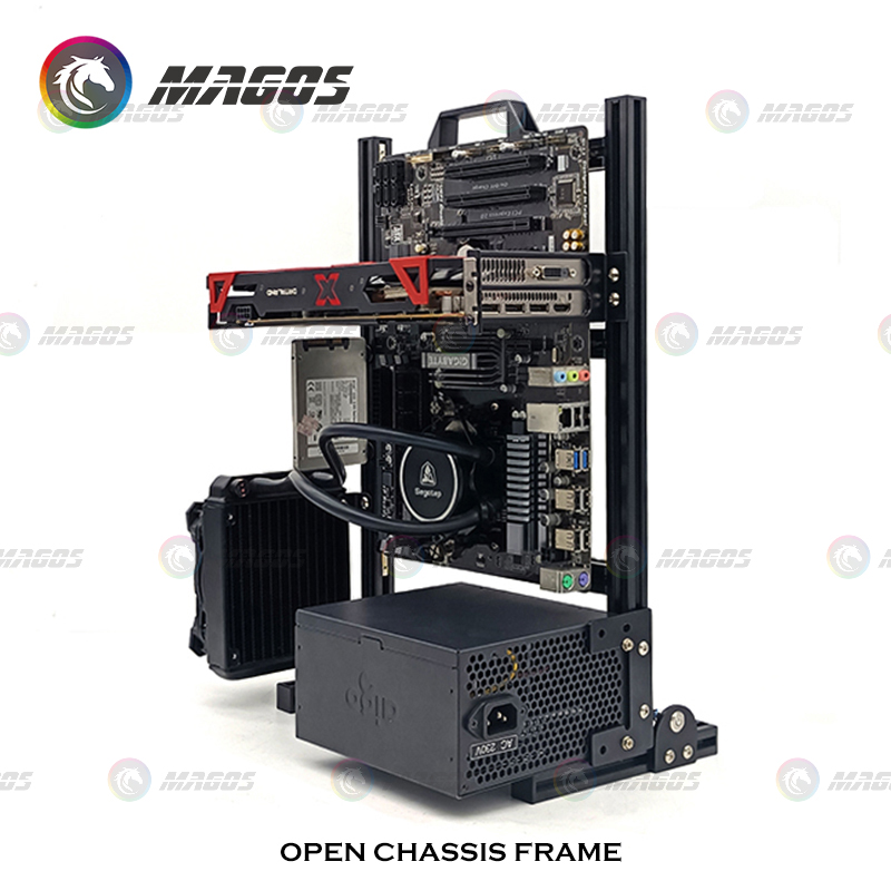 DIY Computer Open Frame,Vertic - Retro Gaming Pc Case 评论和价格