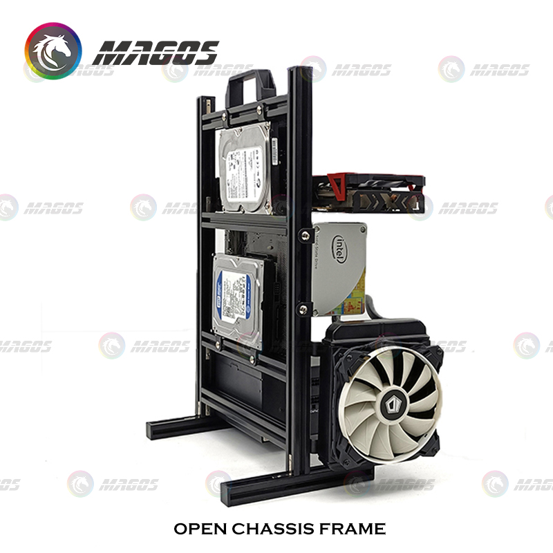 DIY Computer Open Frame,Vertic - Retro Gaming Pc Case 评论和价格