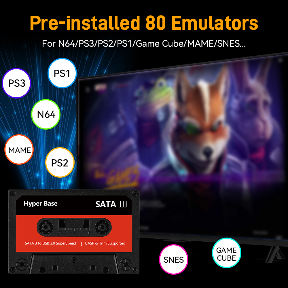 1TB Retro Gaming SSD Video Gam - Retro Gaming Emulator Pc 评论和价格
