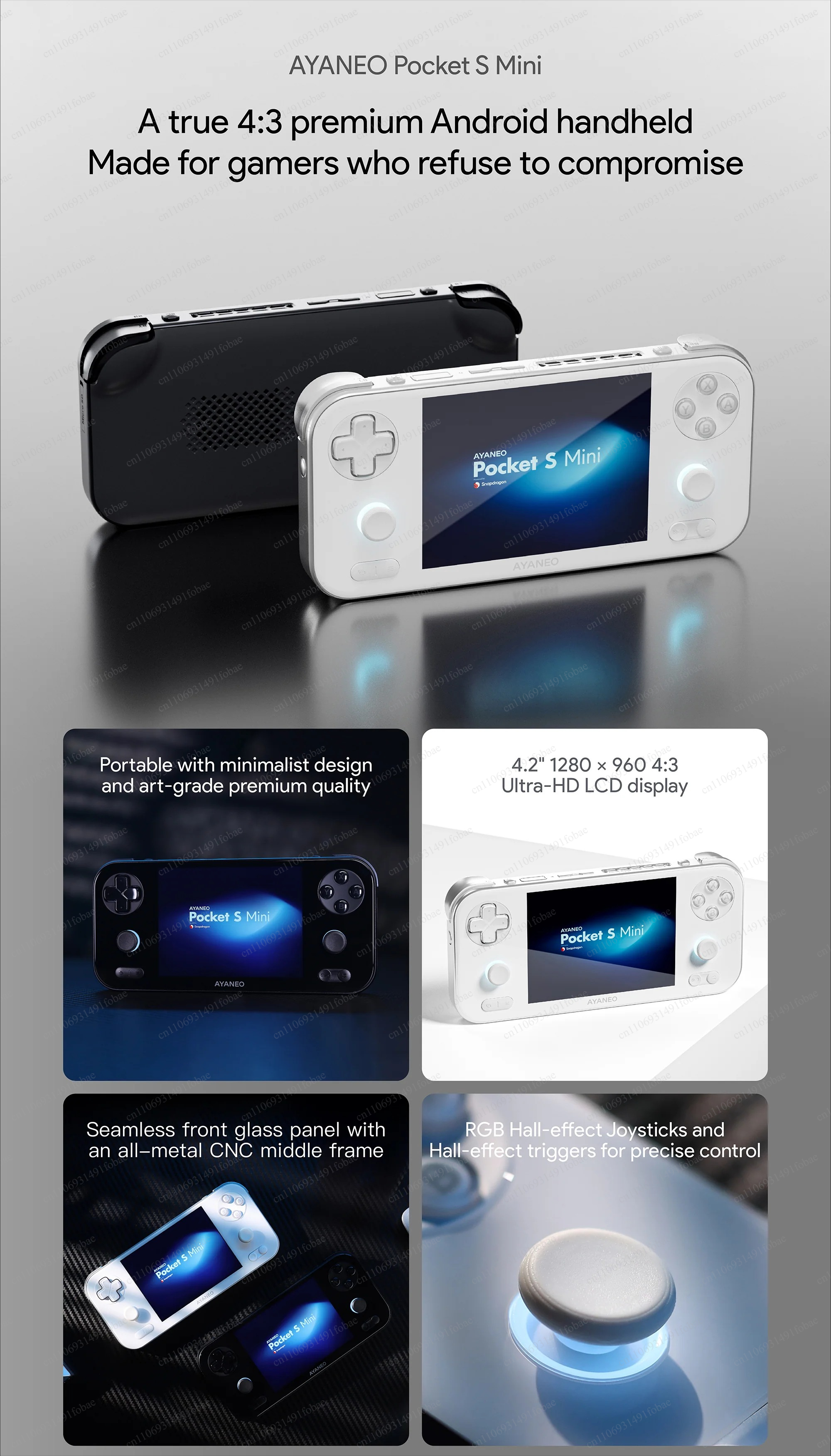 AYANEO Pocket S Mini Retro Han - Retro Gaming Handheld 评论和价格