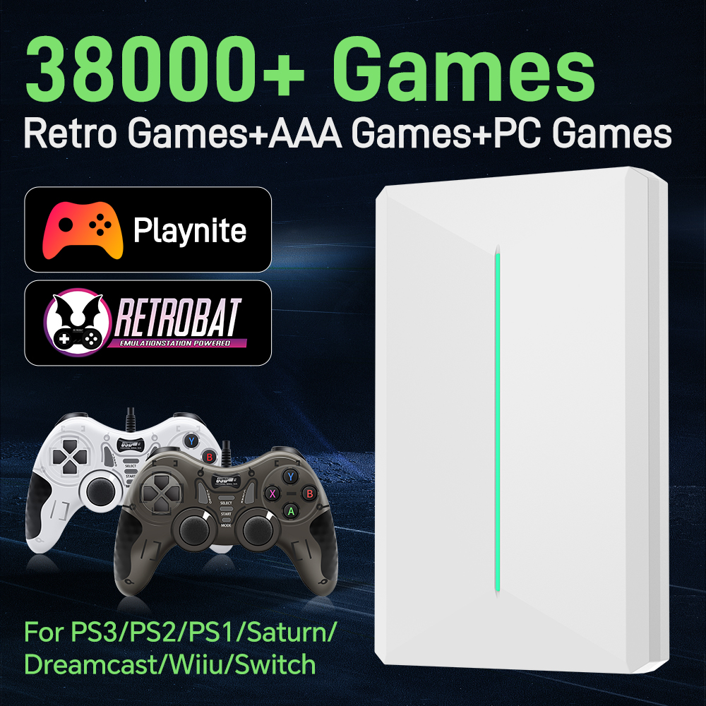 Playnite&Retrobat 500GB Game H - Retro Gaming Emulator Pc 评论和价格