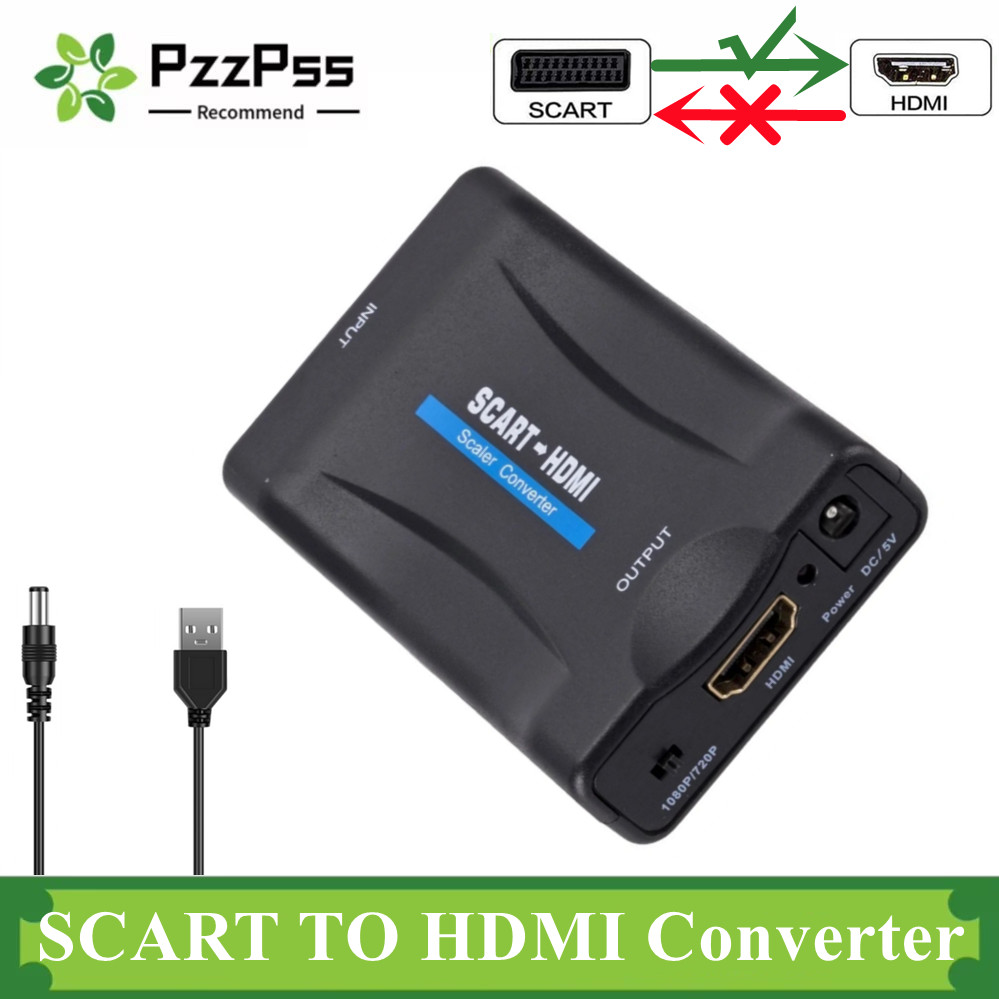 1080P SCART To HDMI-Compatible - Scart To Hdmi 评论和价格