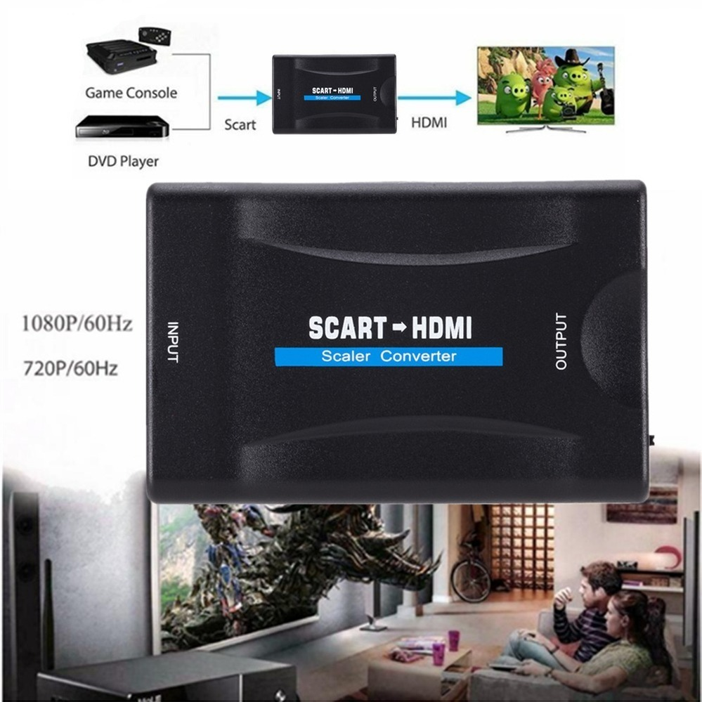 1080P SCART To HDMI-Compatible - Scart To Hdmi 评论和价格