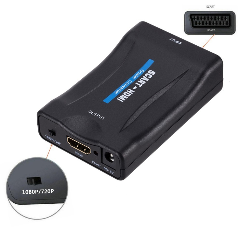 1080P SCART To HDMI-Compatible - Scart To Hdmi 评论和价格