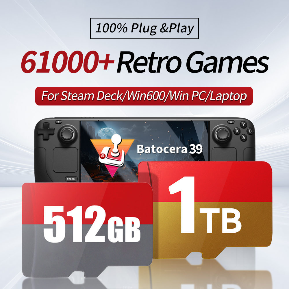 1TB Gaming Card With 61000 Ret - Retro Gaming Batocera 评论和价格