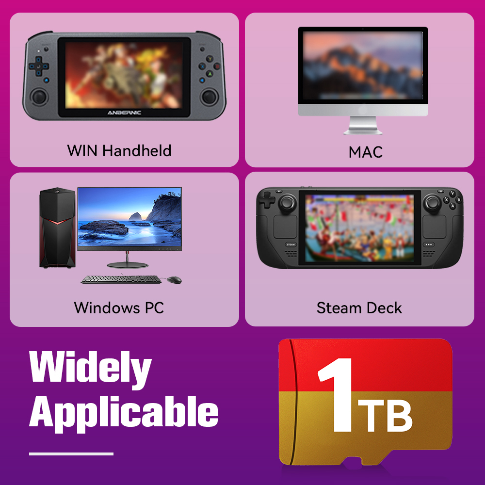 1TB Gaming Card With 61000 Ret - Retro Gaming Batocera 评论和价格