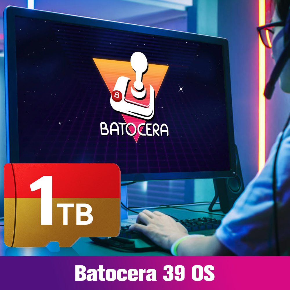 1TB Gaming Card With 61000 Ret - Retro Gaming Batocera 评论和价格