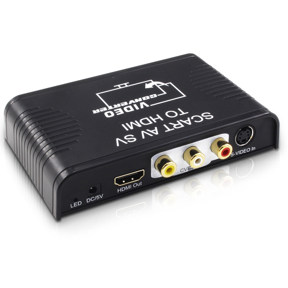 Scart to HDMI converter 3-in-1 - Scart To Hdmi 评论和价格