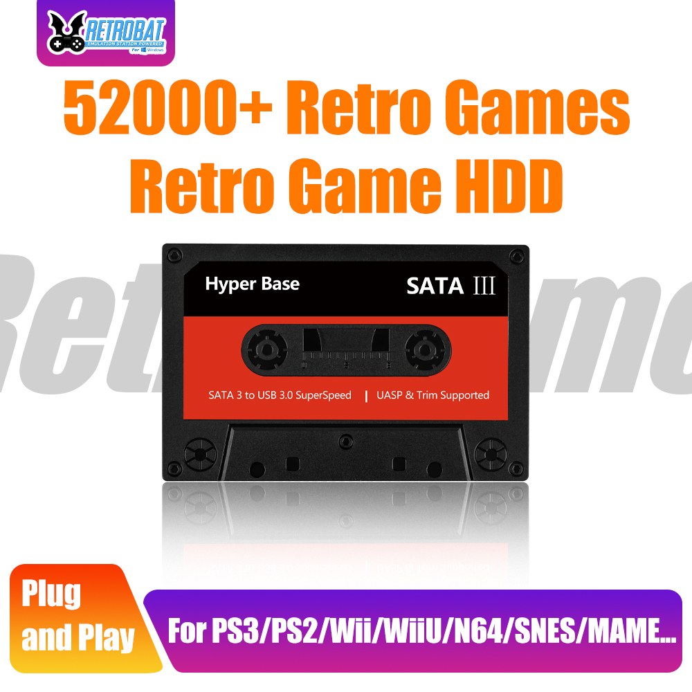 500GB/2TB Gaming HDD Batocera  - Retro Gaming Batocera 评论和价格