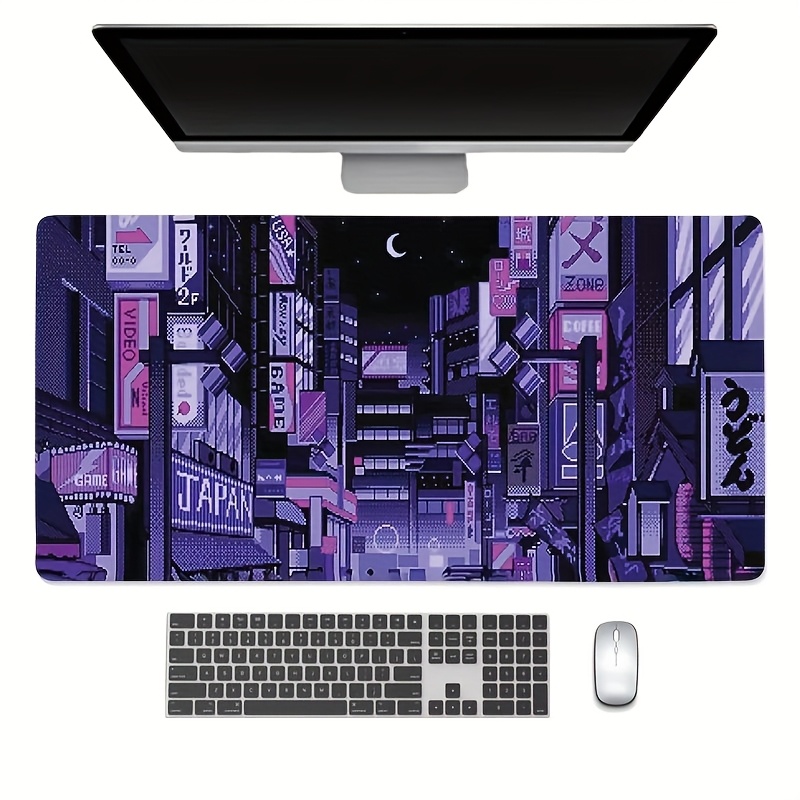XXL Tokyo Street Desk Mat,Vibr - Retro Gaming Desk Setup 评论和价格