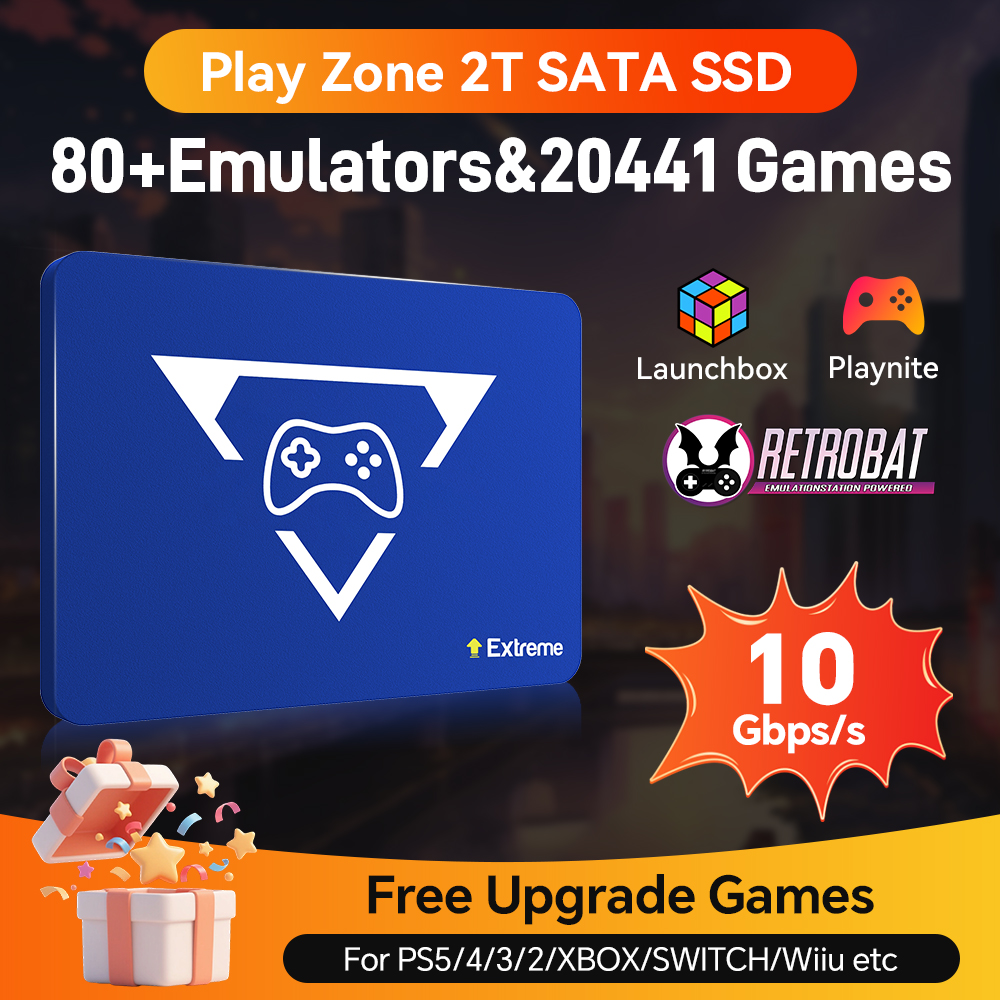 Play Zone 2T Retro Gaming SSD  - Retro Gaming Emulator Pc 评论和价格