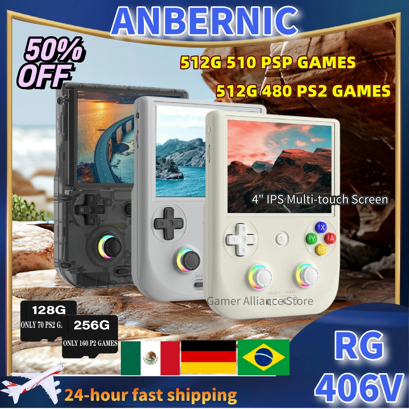 ANBERNIC RG406V RG 406V Retro  - Retro Gaming Os 评论和价格