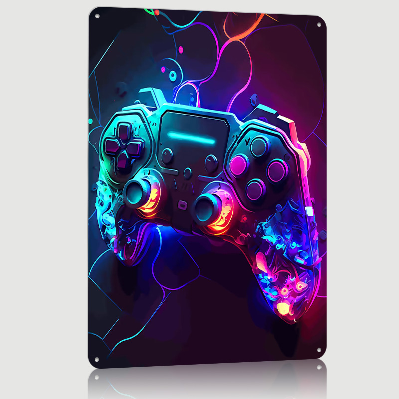 Game Gaming Play Station Print - Retro Gaming Desk Setup 评论和价格