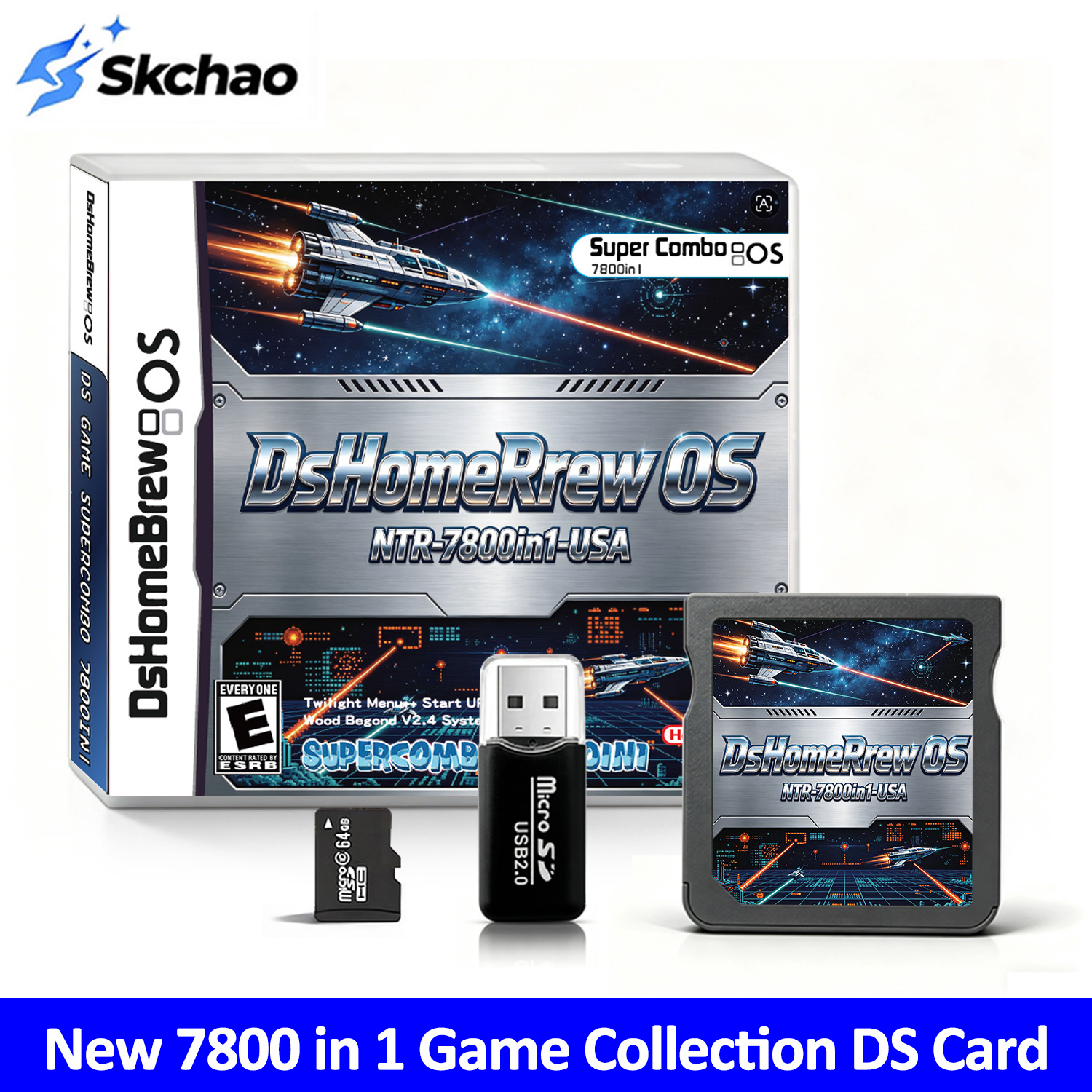 7800 in 1 DsHomeBrew Flash Car - Retro Gaming Handheld 评论和价格