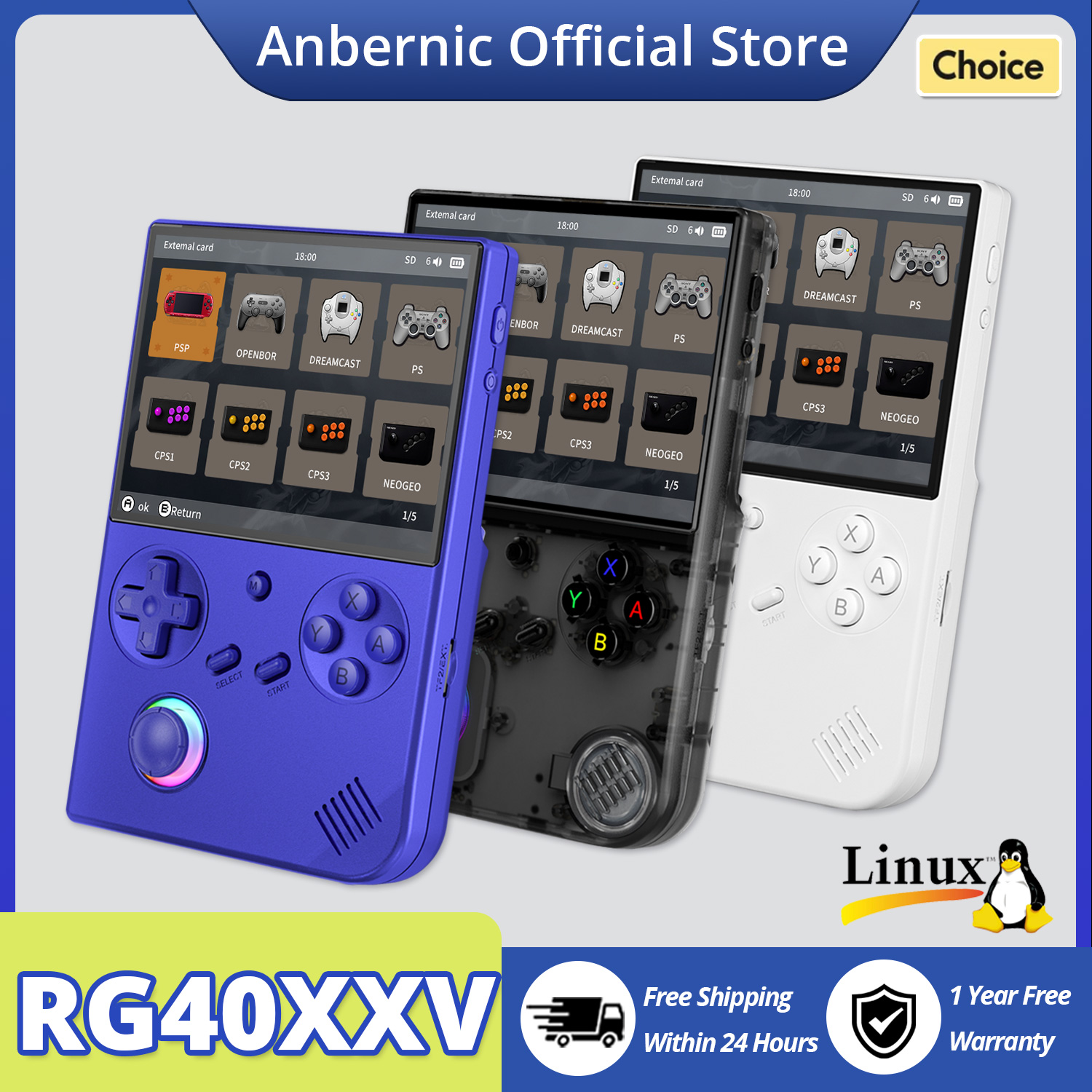 ANBERNIC RG40XX V Handheld Gam - Retro Gaming Os 评论和价格