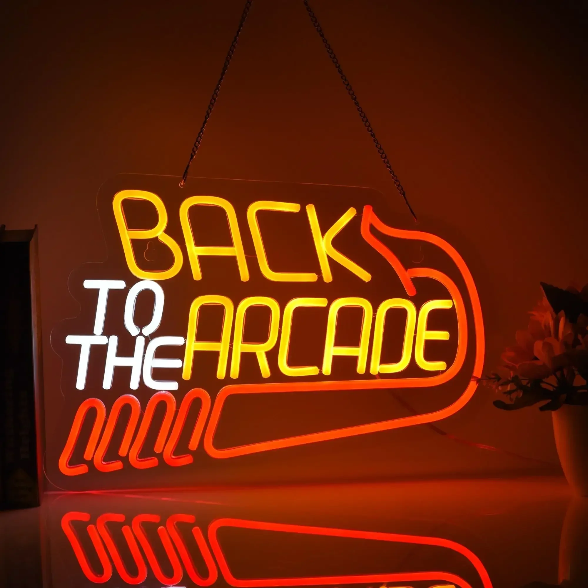 Back to The Arcade Neon Sign R - Retro Gaming Room Ideas 评论和价格