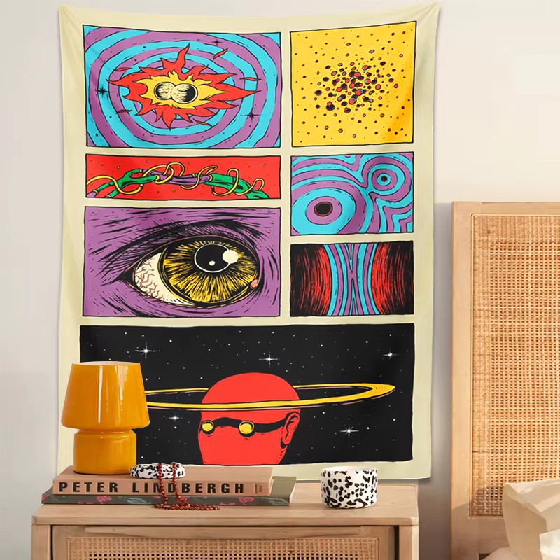 Psychedelic Collage Art Tapest - Retro Gaming Universe 评论和价格