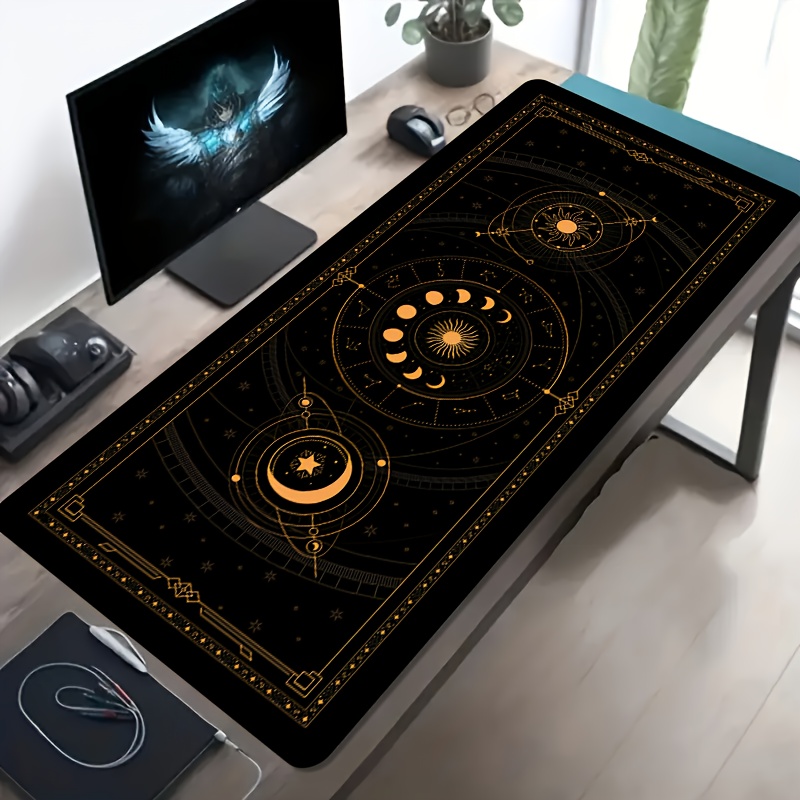 Golden Retro Zodiac Astrology  - Retro Gaming Desk Setup 评论和价格