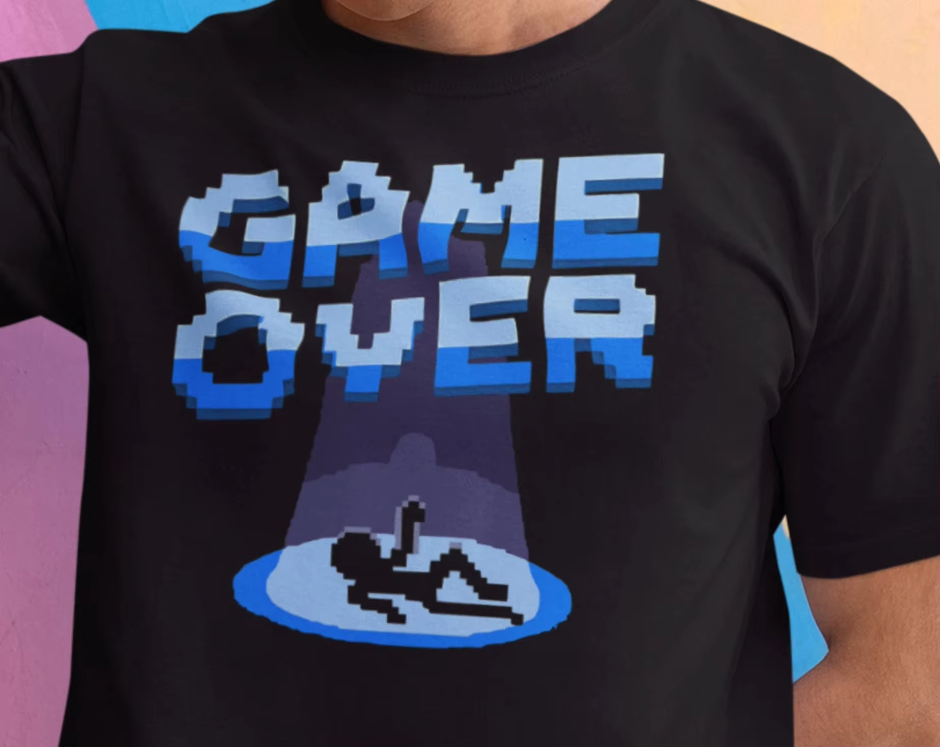 Game Over Screen Tee Retro Gam - Retro Gaming Shop 评论和价格